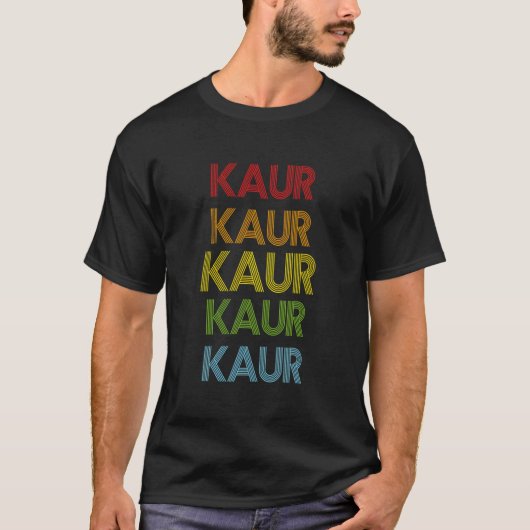 Kaur Name T-shirt (Voorkant)