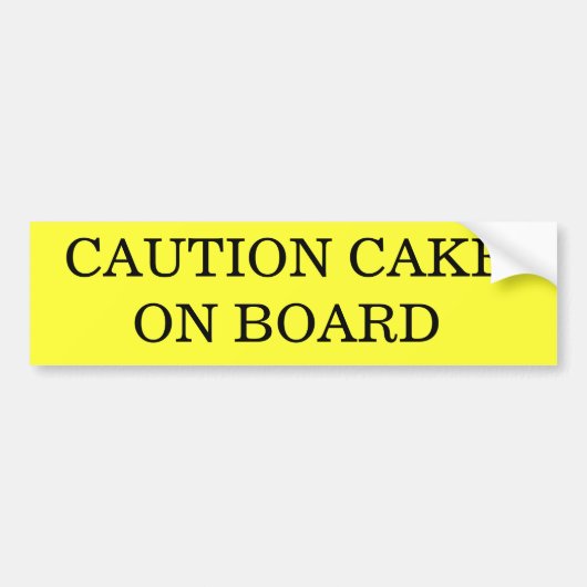 KAUTIEKAK AAN BOORD BUMPERSTICKER (Voorkant)