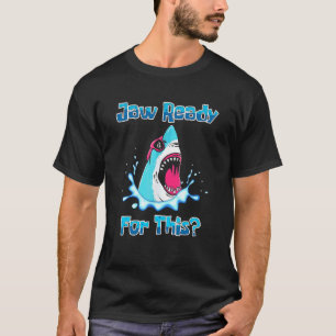 Kauw Klaar Voor Dit Haai Oceaan Wilde Dieren T-shirt