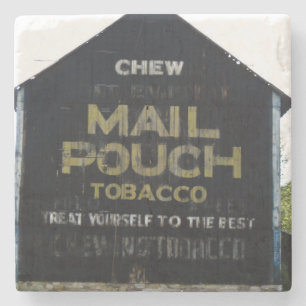 Kauw Mail Pouch Vintage Schuur Americana Stenen Onderzetter