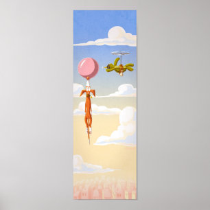 Kauwgomcrisis en schildpad poster