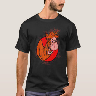 Kauwkamel voor waterspons t-shirt
