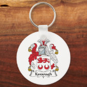 Kavanagh Family Crest Sleutelhanger (Voorkant)