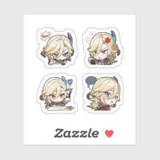 Kaveh Genshin Impact 4 stickersheet Sticker