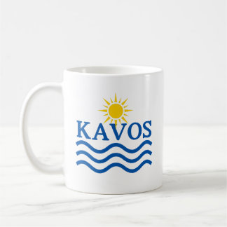 KAVOS Corfu Griekenland, Zonnegolven Koffiemok