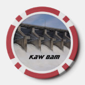 Kaw Dam Poker Chips (Achterkant)