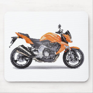 Kaw Z1000 gen2 2007+ gebarsten Muismat