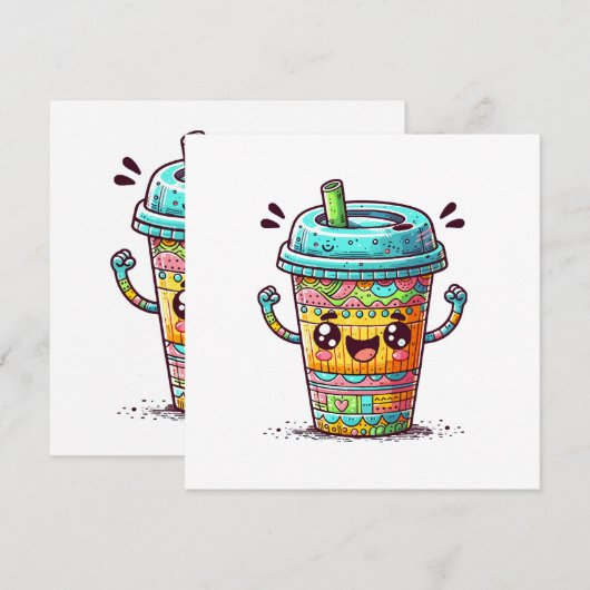 Kawai Coffee Kaart (Voorkant / Achterkant)