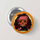 kawai park ronde button 5,7 cm (Voorkant /achterkant)