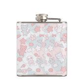 kawaï - patroon met doedelen heupfles (Achterkant)