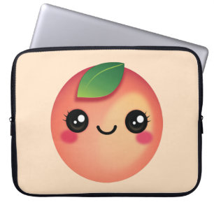 Kawaï Peach-laptophoes Laptop Sleeve
