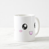 Kawaii aangezicht mok (Voorkant rechts)