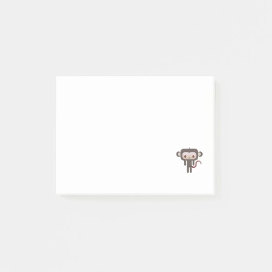 Kawaii-aap Post-it® Notes (Voorkant)