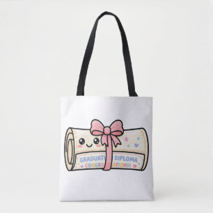 Kawaii Afstudeerdiploma Rol Lint Cute Draagtas