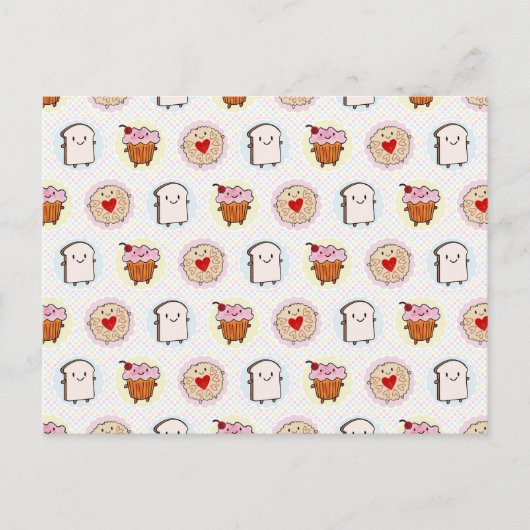 Kawaii Aftermiddag Tea Briefkaart (Voorkant)