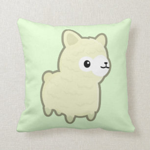 Kawaii alpaca kussen