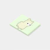 Kawaii alpaca post-it® notes (Schuin)