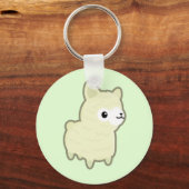 Kawaii alpaca sleutelhanger (Voorkant)