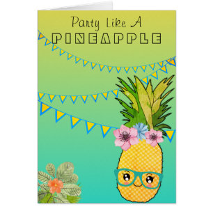Kawaii Ananas Tropical Beach Party Food Theme