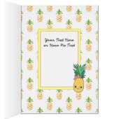 Kawaii Ananas Tropical Beach Party Nourriture Thèm (Intérieur (Droit))