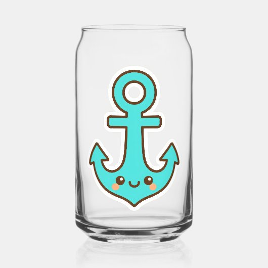 Kawaii Ancre Turquoise - Whimsical & gai (Verso)