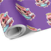 Kawaii Angel Cadeaupapier (Rol Hoek)