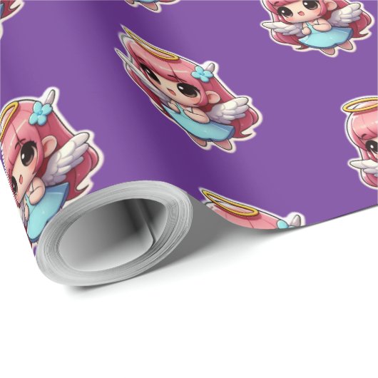 Kawaii Angel Cadeaupapier (Rol Hoek)