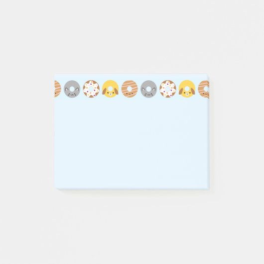 Kawaii Animal Donuts Post-it® Notes (Voorkant)