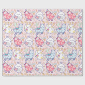 Kawaii Animals Cadeaupapier (Vlak)