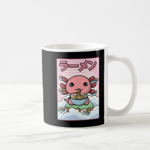 Kawaii Anime Axolotl Ramen Noodle Women Mannen Boy Koffiemok