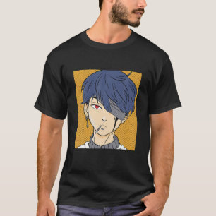 Kawaii Anime Boy Lofi Aesthetische Retro 90S Japan T-shirt