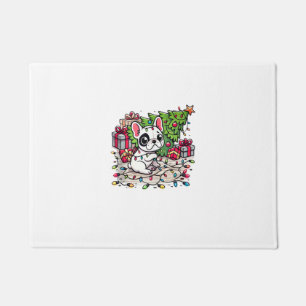 Kawaii Anime Frenchie Kerst Funny Dog Deurmat