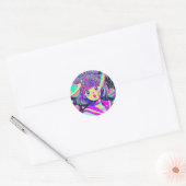 Kawaii Anime Girl in Space Sticker (Envelop)
