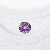 Kawaii Anime Girl Labels (Aangebracht)