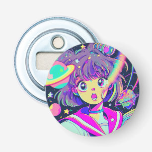 Kawaii Anime Girl Open Button Flesopener