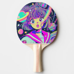 Kawaii Anime Girl Ping Pong Paddle Tafeltennisbatje