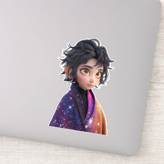 Kawaii Anime Girl Sticker | Schattigee galaxy esth