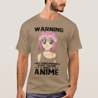Kawaii Anime Meisje met Roze Haar cadeau T-shirt
