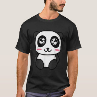 Kawaii Anime Panda Japanse stijl Panda T-shirt