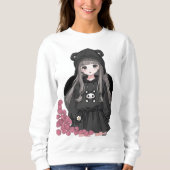 Kawaii Anime Sweat - shirt à capuche Sweatshirt es (Devant)