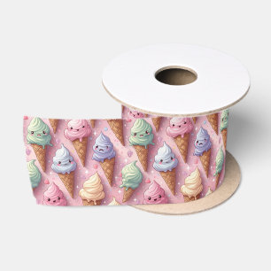 Kawaii Art Ice Cream Cones Lint