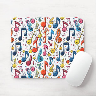 Kawaii Art Musical Notes Abstract Muismat