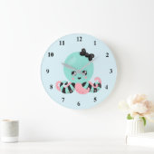 Kawaii Art Octopus Design Grote Klok (Huis)