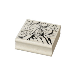 Kawaii Art Supplies Rubberstempel