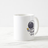 Kawaii Astronaut Holding Star Mug (Devant droit)