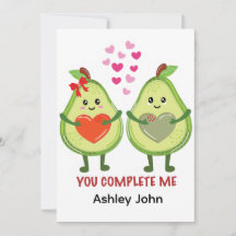 Kawaii Avocadopaar Je Bent Mijn Alles