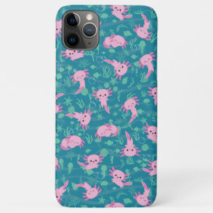 Kawaii Axolotl in Ocean iPhone / iPad case