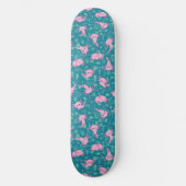 Kawaii Axolotl in Ocean Skateboard (Voorkant)