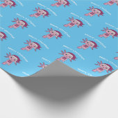 Kawaii Axolotl Kerstmis Cadeaupapier (Hoek)