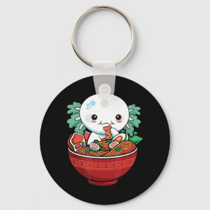 Kawaii Axolotl Ramen Japanese Anime Lover Teen Gir Sleutelhanger